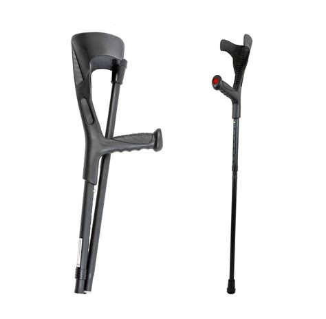Pepe Crutch For Adults X1 Unit Open Cuff Walking Crutch Foldable