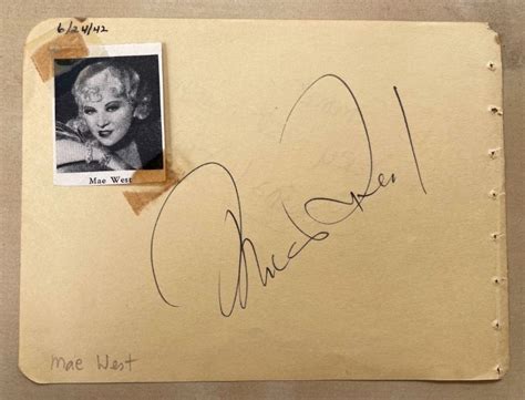 Mae West Signature