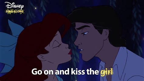 Kiss The Girl The Little Mermaid Disney Sing Alongs Youtube