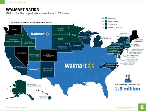 This Map Shows The Largest Employer In Every State Vrogue