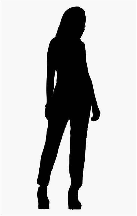Female Woman Standing Free Photo Woman Standing Silhouette Hd Png