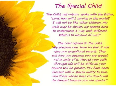 Special Needs Daughter Quotes Quotesgram