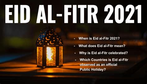 Eid Ul Fitr 2021 In Pakistan Date When Is Eid Al Fitr 2021 The