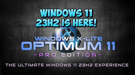 Windows X Lite Optimum H Pro An Optimized High Performance