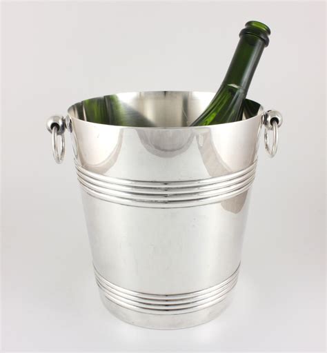 Silver Plated Christofle France Wine Champagne Cooler Ice Bucket