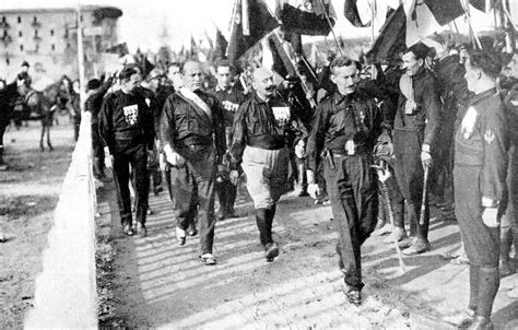 27 De Octubre De 1922 El Movimiento Fascista De Mussolini Marcha Sobre