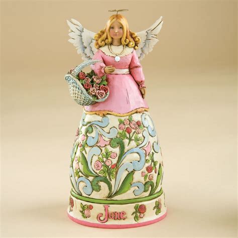 Jim Shore Heartwood Creek Monthly Angel Figurine June 6 14 Inch