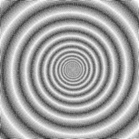 Psychedelic Spiral Halftone Effect Radial Raysvector Twirl Twisted