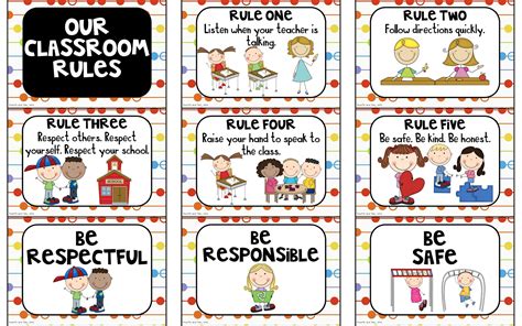 Classroom Rules Posters Printables Images
