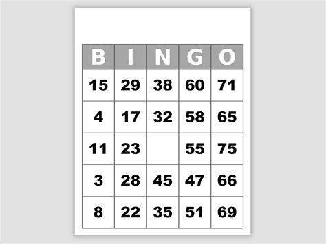1000 Bingo Cards Template Pdf Download Blank Areas To Add Your Own