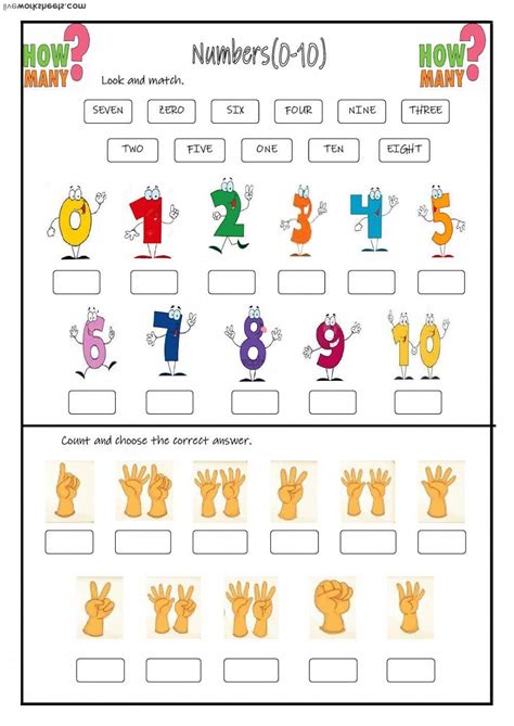 Atividades Sobre Numeros Em Ingles