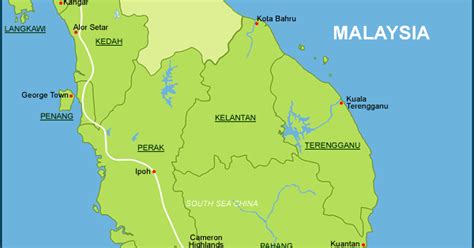 Malaysia Road Maps Map Of Peninsula Malaysia