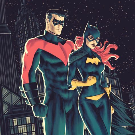 600x600 Batgirl And Nightwing Dc Comic 600x600 Resolution Wallpaper Hd