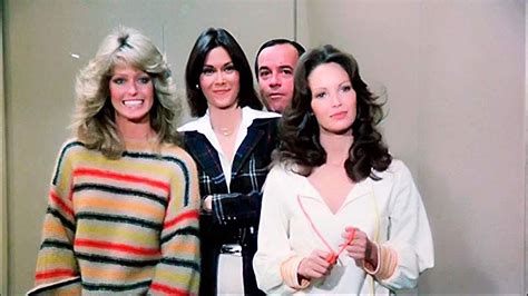 Farrah Fawcett Kate Jackson Jaclyn Smith And David Doyle In Charlie