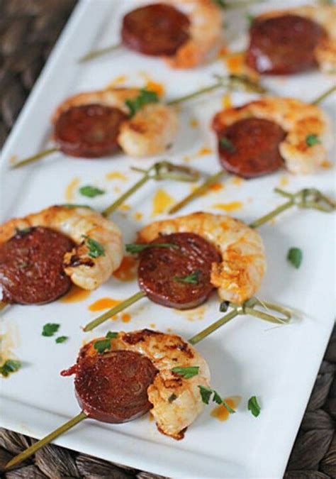 Love of two chorizo shrimp Tapas Party Snacks Für Party