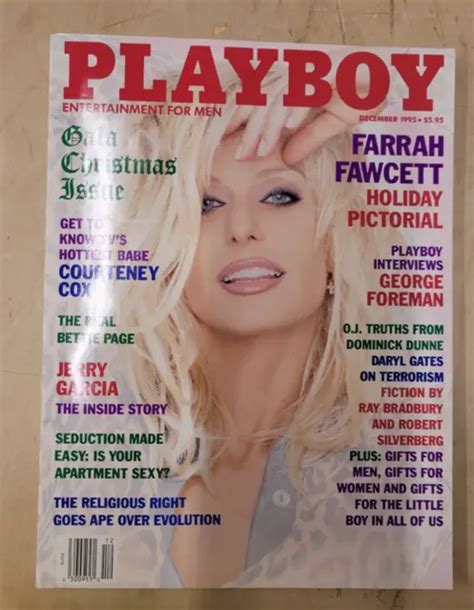 Playboy Magazine December Farrah Fawcett Samantha Torres Ex