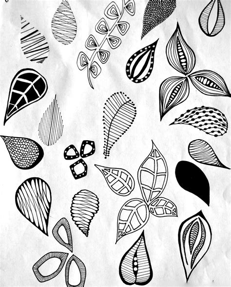 Leaf Patterns Drawing At Getdrawings Free Download