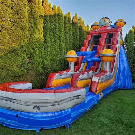 20 Foot Space Jam Waterslide Ace Inflatables Florence Ms