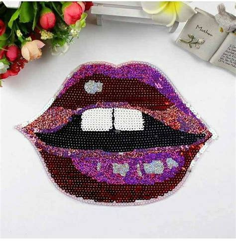 Lips Patches Large Patches Sew On Patch Cute Patch Patch For