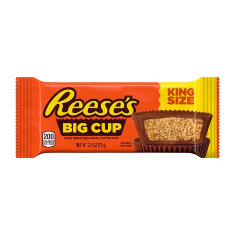 Reeses Big Cup Milk Chocolate King Size Peanut Butter Cups 28 Oz