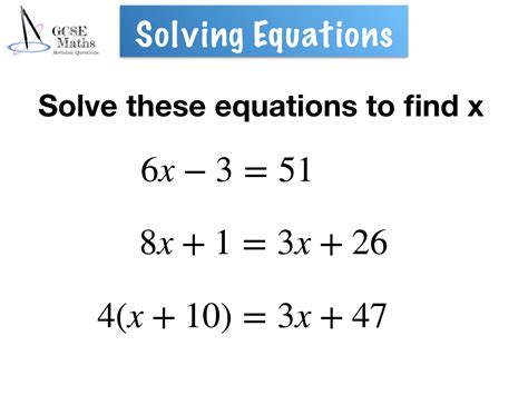 Solving Equations (24/02) - Mathematics and Coding