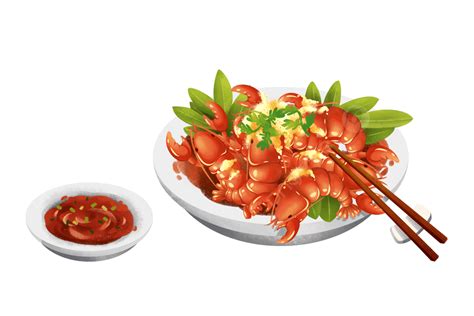 Spicy Crayfish Crayfish Lobster Shrimp PNG Transparent Image And