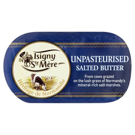 Isigny Sainte Mere Unpasteurised Salted Butter Ocado