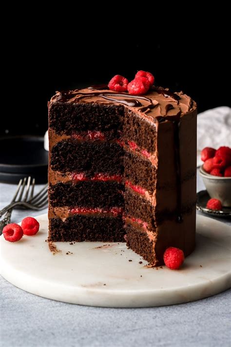Chocolate Raspberry Cake Recipe Baran Bakery