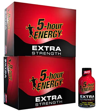 Extra Strength 5 Hour Energy Shots Berry Flavor 24 Count Pricepulse