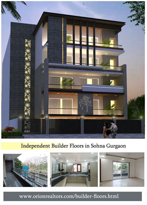 Independent Builder Floors In Gurgaon Modern House Facades House