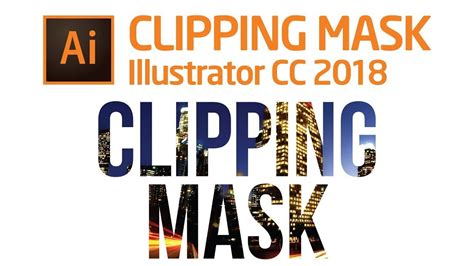 How To Make A Clipping Mask In Adobe Illustrator Cc In 2021 Text
