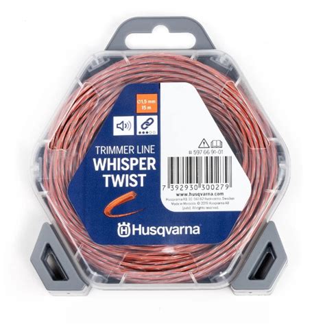 Husqvarna Whisper Twist Trimmer Line 15mm 15m Spool • Robot Lawn