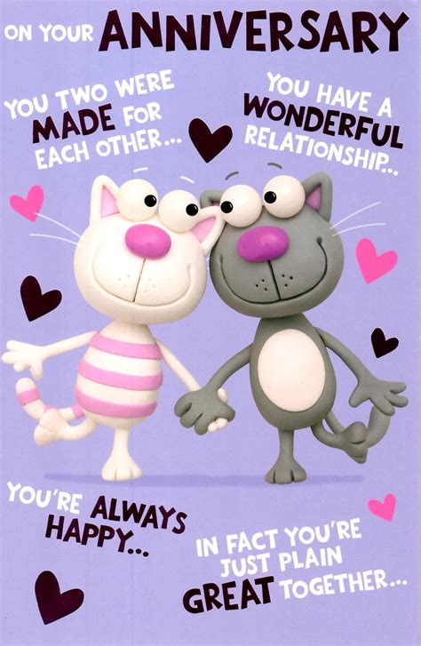 Funny anniversary wishes for couple. Cute Funny On Your Anniversary Greeting Card | Cards ...