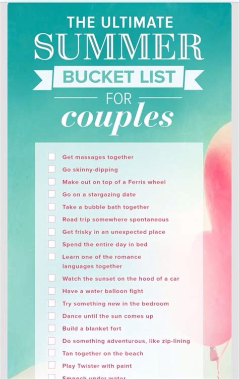 🎀 Want Some Fun Ideas Check Out The Ultimate Summer Bucket List For