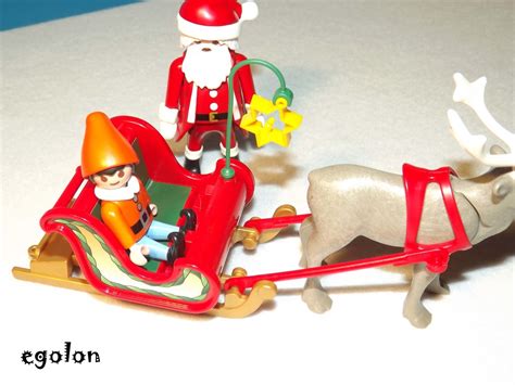 Playmobil Reference 5590 Santas Sleigh With Reindeer Egolons Ville