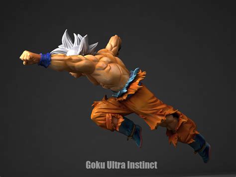 Goku Ultra Instinct 3d Model Cgtrader