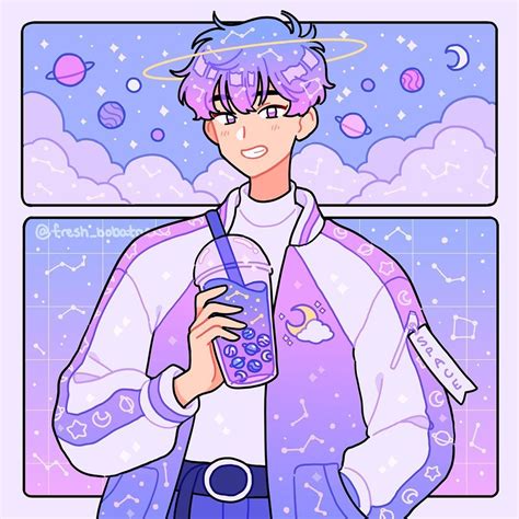 Want to discover art related to cute_space? ~𝑒𝓂𝒾𝓁𝓎 𝓀𝒾𝓂~ on Instagram: "Space boba boy! Decorate the ...