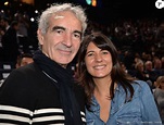 Raymond Domenech et sa compagne Estelle Denis, lors de la finale du BNP ...