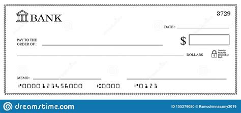 A certified check is a type of personal check that is guaranteed by prepaid funds set aside by the issuing bank. Blank bank Cheque stock vector. Illustration of check ...