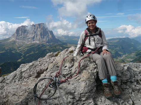 Climbing The Piccolo Cir Via Ferrata In Val Gardena South Flickr