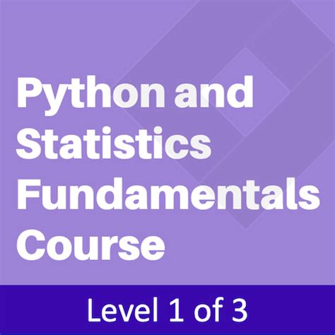 Present the necessary fundamentals of computer science when preparing students for additional study together with the unique, attractive strategy in lambert's fundamentals of python: Curso "Python and Statistics Fundamentals" - Instituto ...