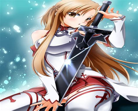 X Px P Free Download Yuuki Asuna Female Brown Hair Blush Sword Art Online