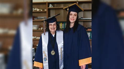74 Year Old Grandmother Graduates College With Granddaughter
