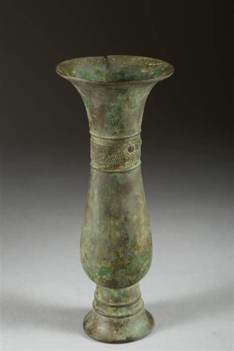 6 Of 12 Chinese Bronze Vase Shang Dynasty 1600 1046 Bc A7wab A7waa