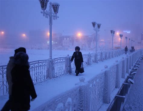 Yakutsk In Russia Has The Lowest Recorded Temperature In A Major City