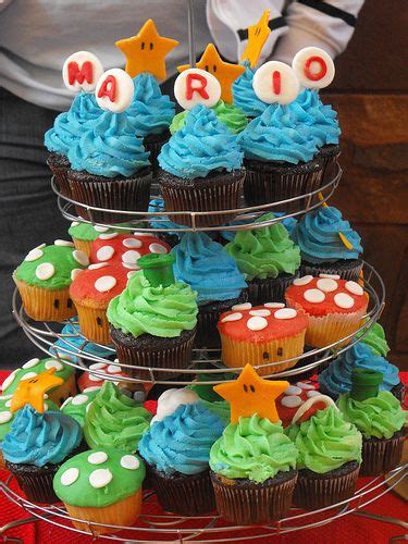 Cupcakes are relished all year round. Super Mario Cupcakes | Super mario cupcakes, Mario ...