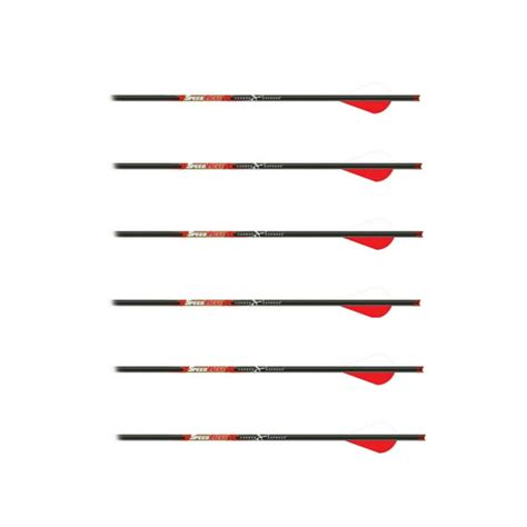 Carbon Express Speed Freak 20 Inch Crossbow Arrow Bolts 6 Pack 52152