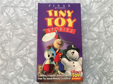 1996 Pixar Presents Tiny Toy Stories Vhs Video Etsy Pixar Computer