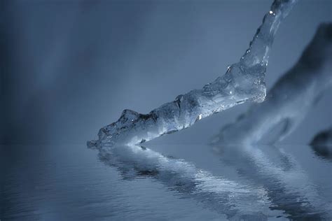 Hd Wallpaper Ice Icicle Winter Frozen Cold Blue Icefall Icy