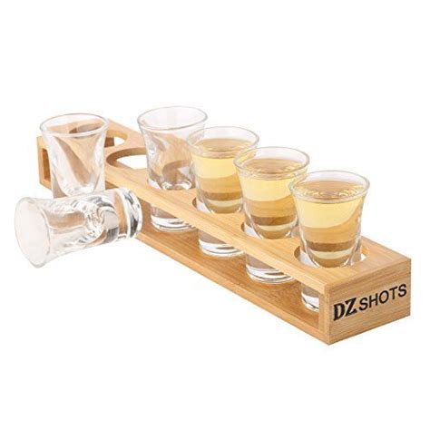 Shot glass holder set with 12 clear shot glasses, vivimee 2.3 oz square shot glasses set with rustic burnt wood serving tray, crystal shot glass for whiskey, tequila, liqueurs, party & collection. Bildergebnis für Wooden Shot Glass Holder | Porta copos, Copo